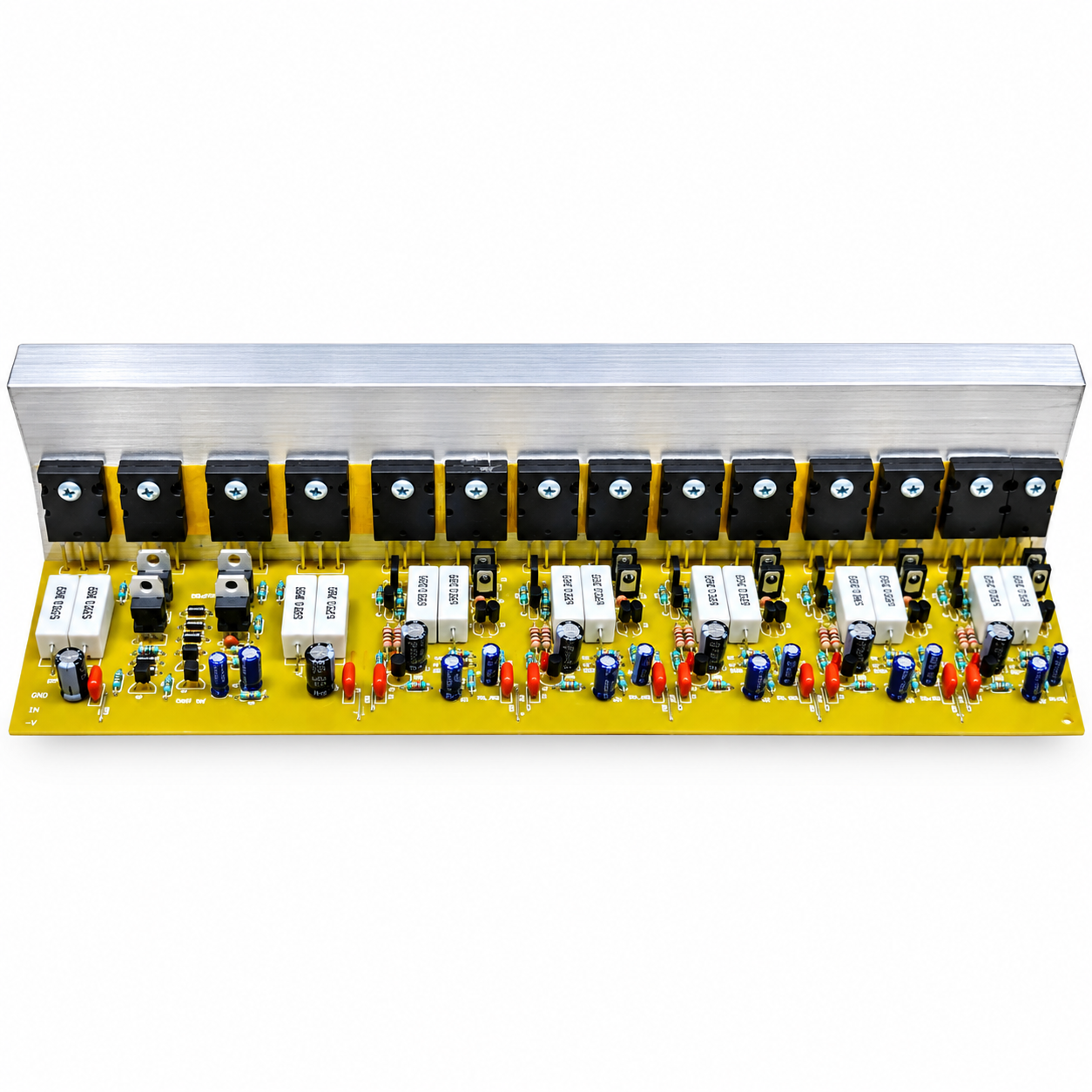 Long Yellow PCB Amplifier Board sakthi 14 fet