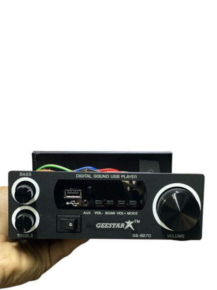 CLASS D 2 CHANNEL AMPLIFIER 50+50 WATTS. GEESTAR WITH ENCODER