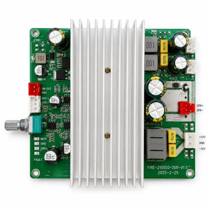 2.1 Channel Audio Amplifier Board | High Power Stereo + Subwoofer Amplifier Module | DC 12V–26V