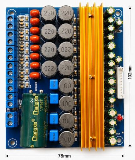 Class D 5.1 Amplifier Board 600W | High Power Digital Audio Amplifier | 24V DC Home Theater Amplifier Board
