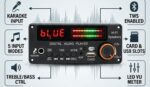 Geestar Digital Audio Player with Spectrum LED Analyzer | Bluetooth 5.0 USB TF Card AUX MP3 Decoder Board with Remote - Image 2